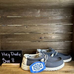 New‎ NWT Mens Hey Dude Wally Spring Breakr Beer Bash Gray Shoes Loafers Size 8 M